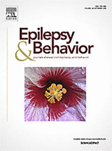 海外専門雑誌「Epilepsy and Behavior」2023年9月号の表紙画像。当院の論文が掲載。